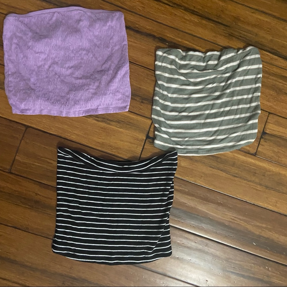 American Eagle tube top bundle. All 3 size small.
